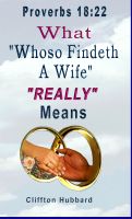 Cover for '"Whoso Findeth A Wife" What It Really Means'