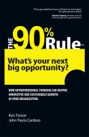 Cover for 'The 90% Rule'