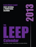 Cover for '2013 LEEP Calendar: Lewis' Event, Editorial & Promotional Calendar'