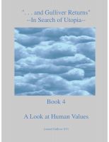 Cover for '"...and Gulliver Returns" Book 4 A Look at Human Values'
