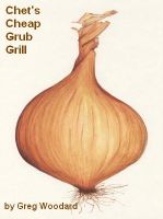 Cover for 'Chet's Cheap Grub Grill - Adventure Stories and Cookbook for Vagabonds And Other Bachelor Types'