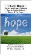 What is Hope? The Art And Science Of Global Hope In Health, Business,  Energy & The Future by Eric Straatsma MS 