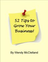 Cover for '52 Tips to Grow Your Business'