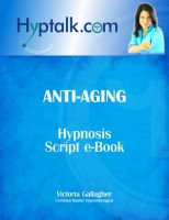 Cover for 'Anti-Aging Hypnosis Script eBook'