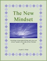 Cover for 'The New Mindset'