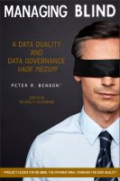Cover for 'Managing Blind: A Data Quality and Data Governance Vade Mecum'