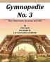 Gymnopedie No. 3 Pure sheet music for piano and cello by Erik Satie arranged by Lars Christian Lundholm by Pure Sheet music