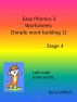 Easy Phonics 3 Worksheets (Simple word building 1) by Ian Mitch