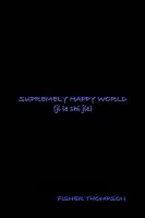 Cover for 'Supremely Happy World'