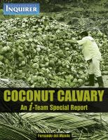 Cover for 'Coconut Calvary: An Inquirer I-Team Special Report'