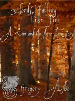 Cover for 'Words Falling Like Fire'