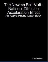 Cover for 'The Newton Ball Multi-National Diffusion Acceleration Effect: An Apple iPhone Case Study'