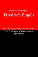 Cover for 'Essential Writings of Friedrich Engels: Socialism, Utopian and Scientific; The Principles of Communism; and Others'