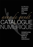 Cover for 'Catalogue Num&eacute;rique'