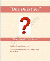 Cover for 'One Question'