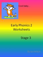 Cover for 'Early Phonics 2 Worksheets'
