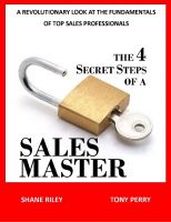 Cover for 'The 4 Secret Steps of a Sales Master'