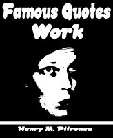 Cover for 'Famous Quotes on Work'
