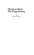 Windows Batch File Programming by Michael Elliott
