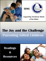 Cover for 'The Joy and the Challenge: Parenting Gifted Children'