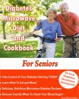 Cover for 'Diabetes Microwave Diet and Cookbook for Seniors'