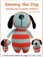 Cover for 'Sammy the Dog Amigurumi Crochet Pattern'