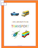 Cover for 'Easy Learning Pictures. Transport'