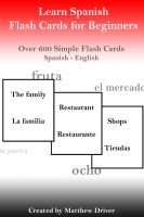Cover for 'Learn Spanish - Flash Cards for Beginners'