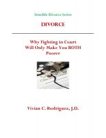 Cover for 'Divorce: Why Fighting in Court Will Only Make You BOTH Poorer'