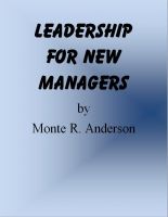 Cover for 'Leadership for New Managers'