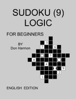 Cover for 'Sudoku (9) Logic for Beginners'