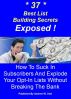 37 Of The Best List Building Secrets Exposed! by Andrew W. Irish