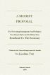 A Modest Proposal by Jonathan Twit