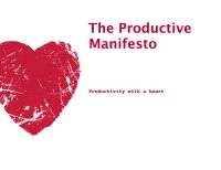 Cover for 'The Productive Manifesto'