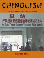 Cover for 'CHINGLISH: The Joys of Chinese English'