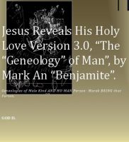 Cover for 'Jesus Reveals His Holy Love Versiob 3.0,'