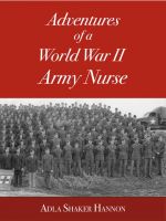 Cover for 'Adventures of a World War II Army Nurse (Digital Edition)'