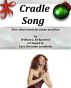 Cradle Song Pure sheet music for piano and flute by William J. Kirkpatrick arranged by Lars Christian Lundholm by Pure Sheet music