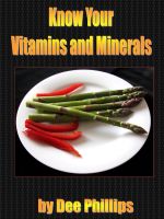 Cover for 'Know Your Vitamins and Minerals'