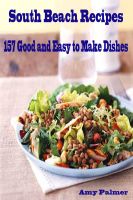 Cover for 'South Beach Recipes : 168 Good and Easy to Make Dishes'