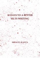 Cover for '30 Days to a Better IELTS Writing'