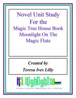 Cover for 'Novel Unit Study for the Magic Tree House Book Moonlight on the Magic Flute'