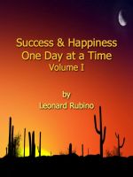 Cover for 'Success and Happiness, One Day at a Time. Volume I'