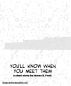 You'll Know When You Meet Them by James Pratt