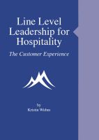 Cover for 'Line Level Leadership for Hospitality - The Customer Experience'
