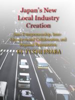 Cover for 'Japan's New Local Industry Creation: Joint Entrepreneurship, Inter-organizational Collaboration, and Regional Regeneration'