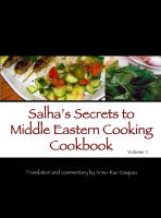 Cover for 'Salha's Secrets to Middle Eastern Cooking Cookbook'