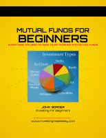 Cover for 'Mutual Funds For Beginners Book'