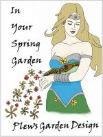 Cover for 'In Your Spring Garden with Plews Garden Design'