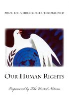 Cover for 'Our Human Rights'